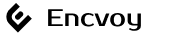 Logo de Encvoy.es con icono de candado, representando seguridad digital y protección de identidad