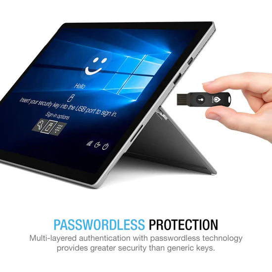 Thetis Dispositivo de Seguridad FIDO2: clave de acceso y USB-A
